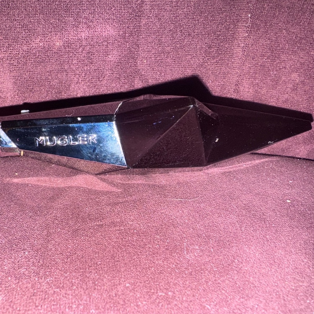 Mugler Black Geometric Perfume Bottle